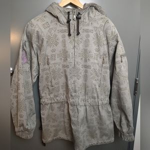 Vintage Aztec Print Spyder Waterproof Ski Snowboard Jacket Large